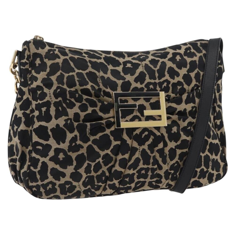FENDI Leopard Print Crossbody